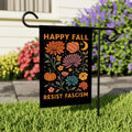 Resist Fascism Anti-Trump Halloween Garden Flag, Political Protest Flag, Resist Hate Flag, Anti-Trump Flag, Resist Racism Flag