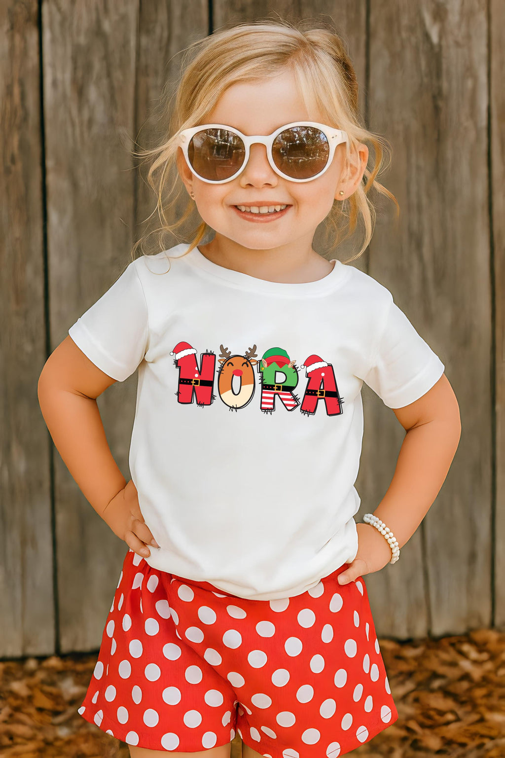 Custom Christmas Kids Shirt, Personalized Christmas Name Shirt, Toddler Christmas Tee