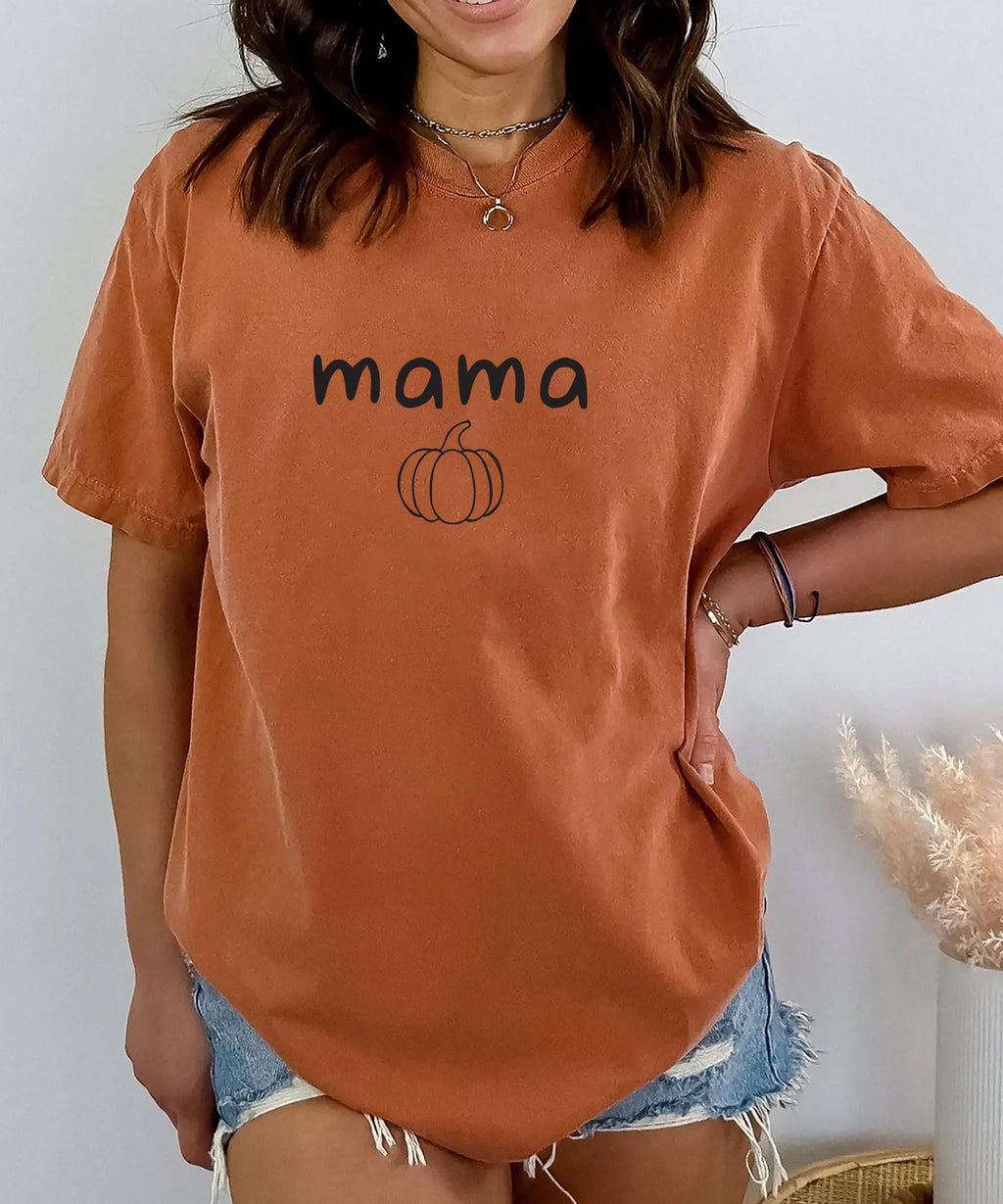 One Little Pumpkin First Birthday Shirt, Pumpkin Themed 1st Birthday Matching Shirt, Mama Little Pumpkin Tee, First Birthday Family Shirt
