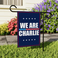 Justice for Charlie Garden Flag, A True Patriot Charlie Kirk Yard Flag, Charlie Kirk Is My Hero Outdoor Flag, Charlie Kirk Freedom Flag