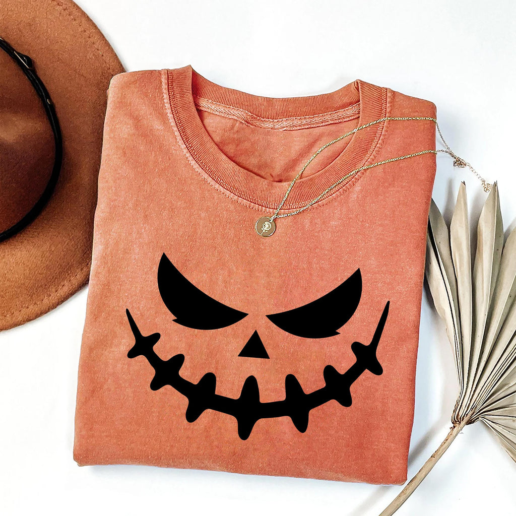 Pumpkin Faces Halloween Shirt, Funny Halloween Shirt, Funny Spooky Season Tee
