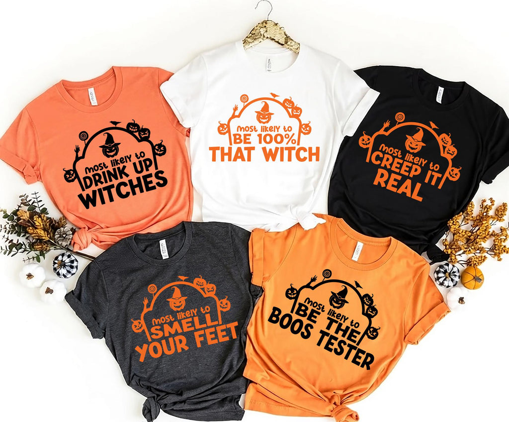 Most Likely to Halloween Shirt, Family Halloween Shirt, Funny Halloween Tee
