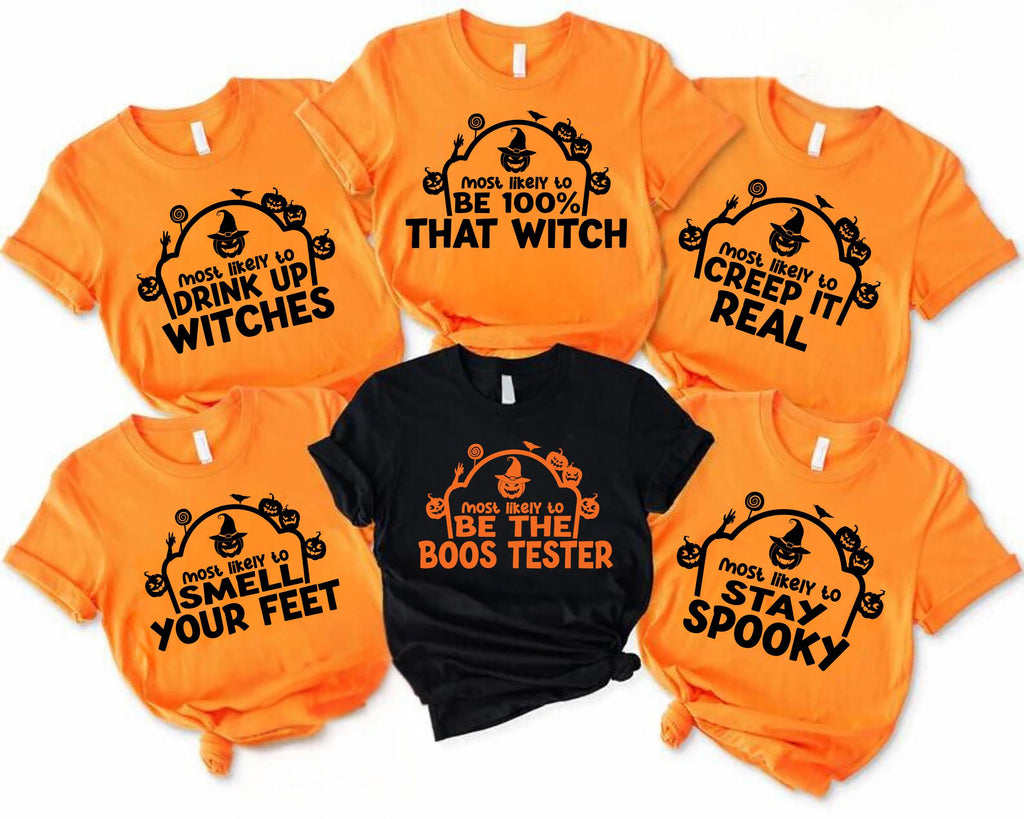 Most Likely to Halloween Shirt, Family Halloween Shirt, Funny Halloween Tee