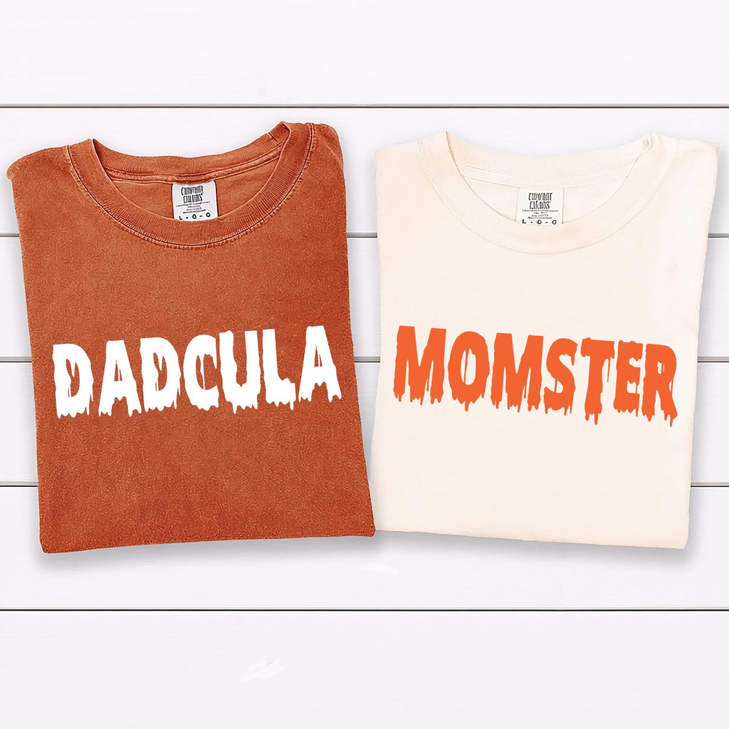 Halloween Family Shirt, Halloween Family Matching Shirt, Momster Dadcula Tee