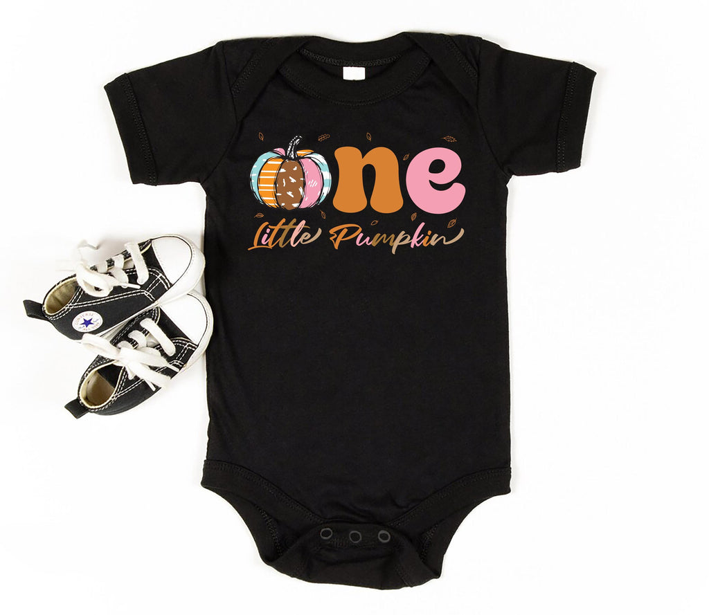 One Little Pumpkin First Birthday Shirt, Pumpkin Themed 1st Birthday Matching Shirt, Mama Little Pumpkin Tee, First Birthday Family Shirt