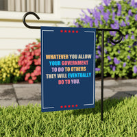 Abolish ICE Garden Flag, 12x18 Inch Double Sided, Democracy Not Oligarchy, Anti-Trump Flag, Resist Racism, Resist Fascism