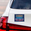 Abolish ICE No One Is Illegal Magnet, Resist Hate Magnet, Anti-Trump, Resist Racism Car Magnet, Resist Fascism Vehicle Magnet, 6