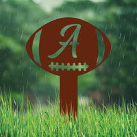 Custom Mascot Aluminum Yard Sign 10x14, Rust-Free Personalized Metal Lawn Sign Integrated Stake, School Spirit Day Football Sports Decor