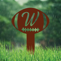 Custom Mascot Aluminum Yard Sign 10x14, Rust-Free Personalized Metal Lawn Sign Integrated Stake, School Spirit Day Football Sports Decor