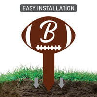 Custom Mascot Aluminum Yard Sign 10x14, Rust-Free Personalized Metal Lawn Sign Integrated Stake, School Spirit Day Football Sports Decor