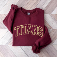 Custom School Mascot Sweatshirt, Personalized School Logo Shirt, Team Mascot Name Sweatshirt