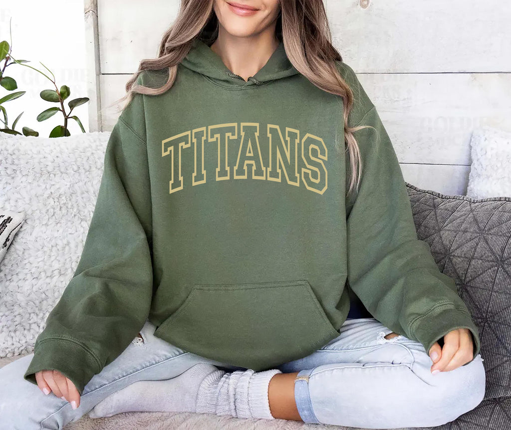 Custom School Mascot Hoodie, Personalized School Logo Shirt, Team Mascot Name Hoodie