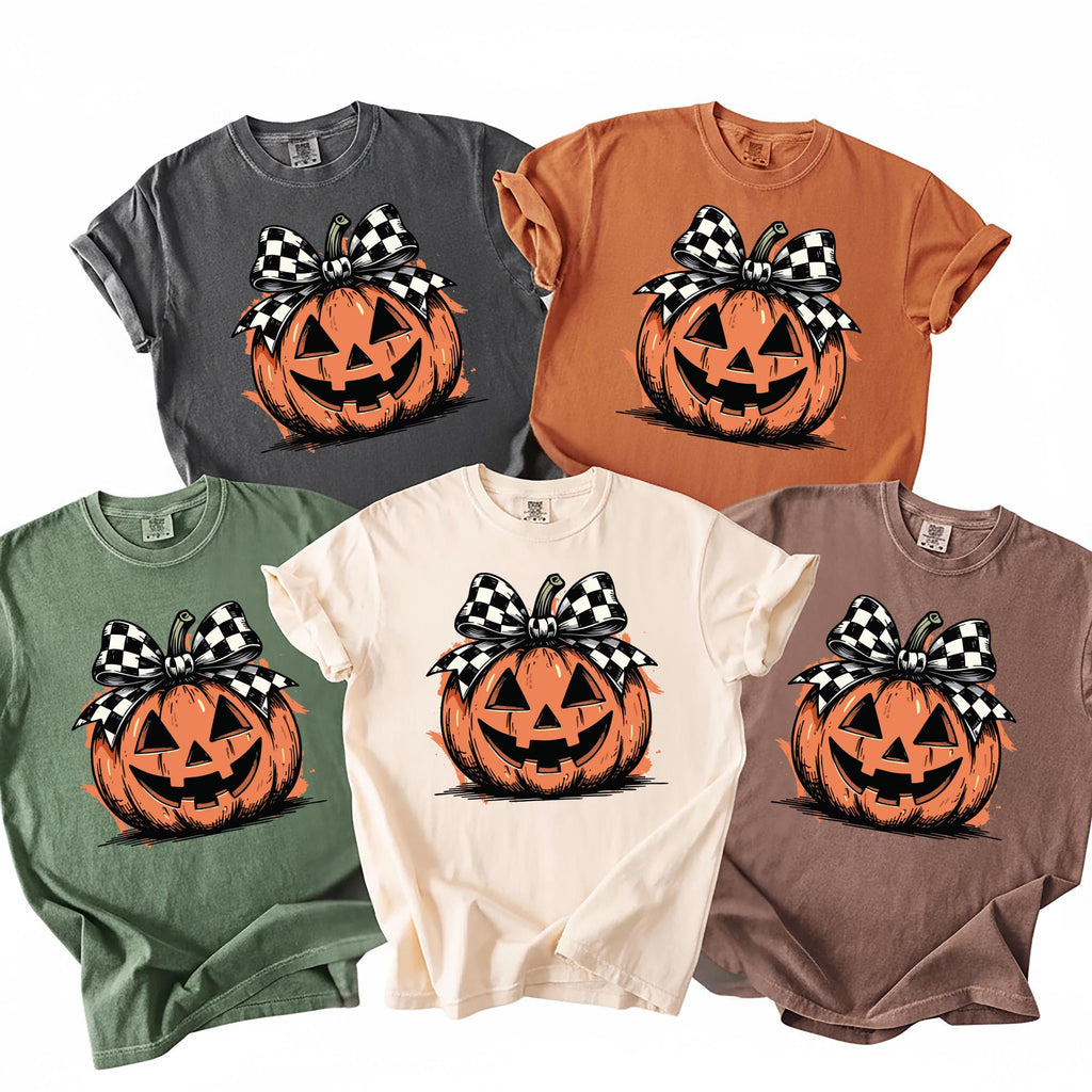 Coquette Fall Shirt, Pumpkin Patch Bow Shirt, Autumn Coquette Tee