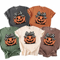 Coquette Fall Shirt, Pumpkin Patch Bow Shirt, Autumn Coquette Tee