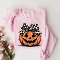 Coquette Fall Sweatshirt, Pumpkin Patch Bow Shirt, Autumn Coquette Sweatshirt