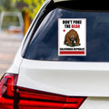 Don't Poke the Bear California Vinyl Sticker, Anti-Trump Decal, Equality, Lady Liberty, Democracy, Anti Racism Car Bumper Sticker, 6