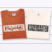 Teacher Shirt, Kindergarten Teacher Shirt, Fall Kindergarten Tee