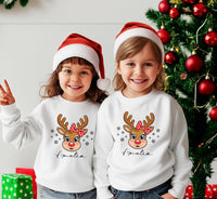 Custom Reindeer Toddler Shirt, Custom Name Kids Shirt, Custom Christmas Tee, Christmas Reindeer Shirt, Christmas Toddler Shirt, Holiday Gift