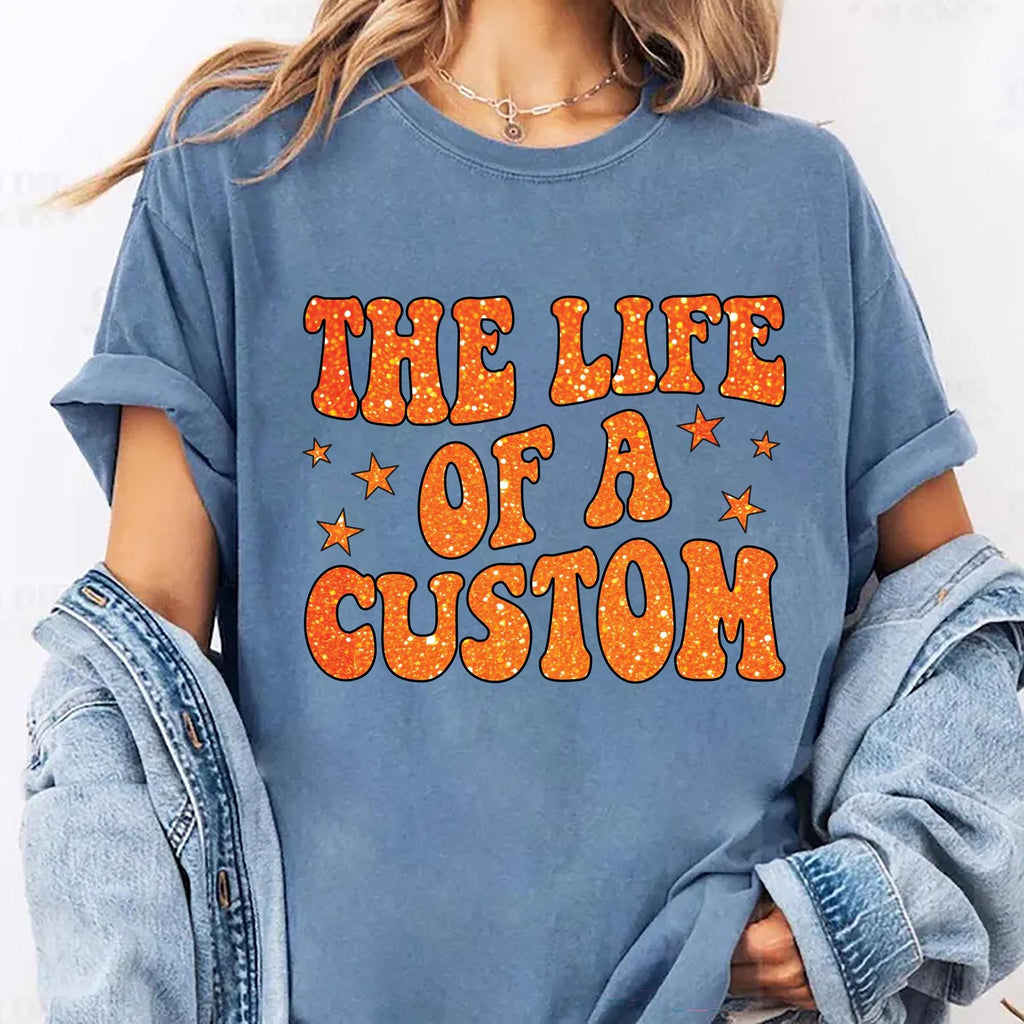 The Life of a Custom Shirt, In My Showgirl Era Shirt, Personalized Showgirl Era Tee, Gift for Her Shirt, Custom Eras Shirt