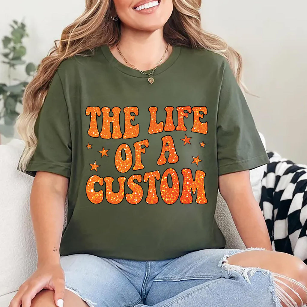 The Life of a Custom Shirt, In My Showgirl Era Shirt, Personalized Showgirl Era Tee, Gift for Her Shirt, Custom Eras Shirt