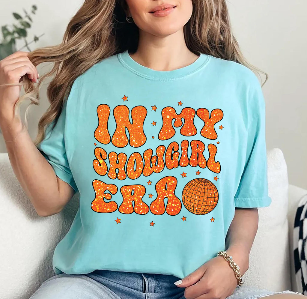 Vintage In My Showgirl Era Shirt, Retro Concert Cowgirl Tee, Cute Western Outfit Shirt, Showgirl Top, Personalized Showgirl Era Shirt