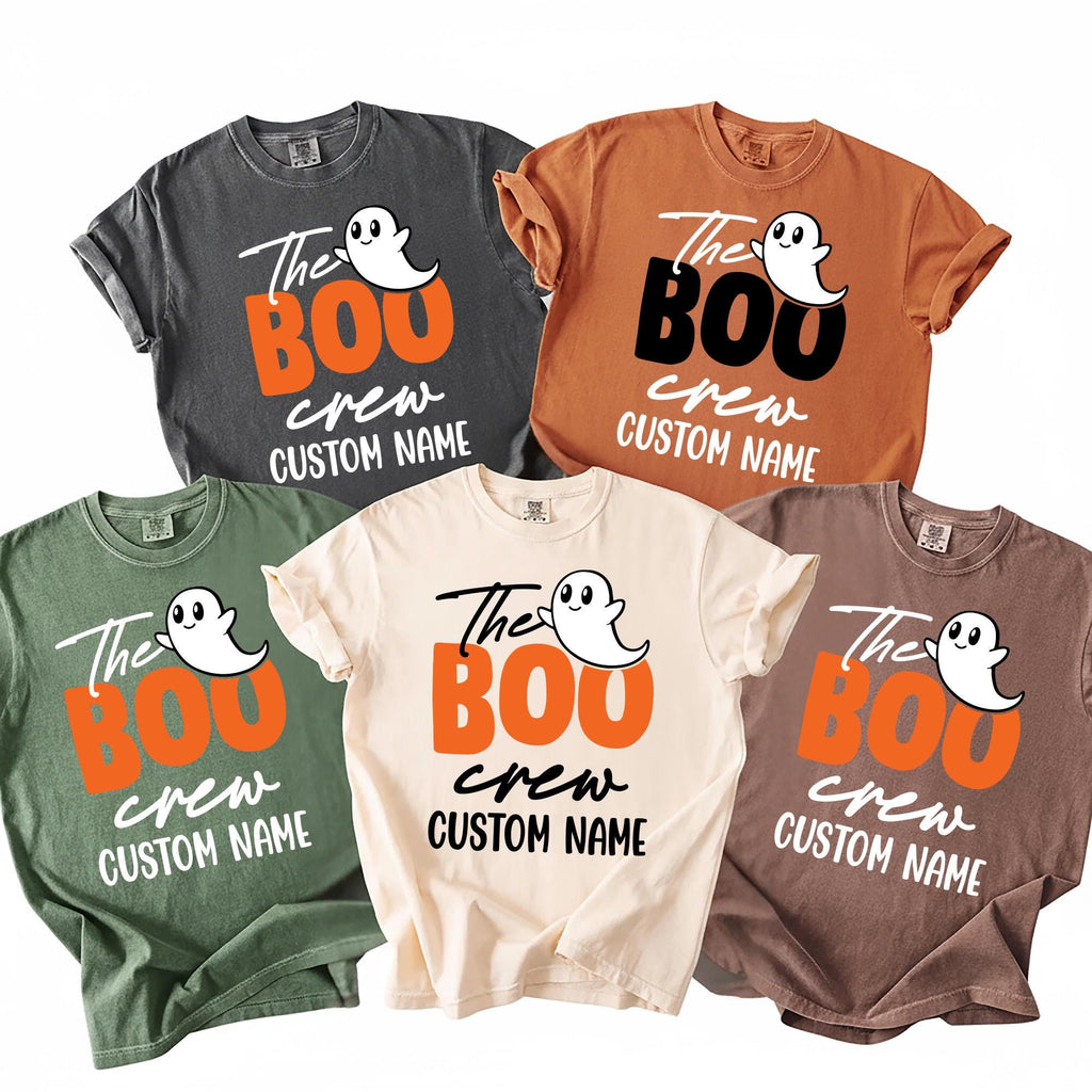 The Boo Crew Shirt, Custom Halloween Shirt, Kids Halloween Tee
