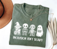 Inclusion Isn’t Scary Halloween Shirt, SLP Halloween Shirt, Special Ed Teacher Tee