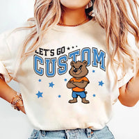 Custom Mascot Retro Shirt, Booster School Spirit Shirt, Cheer Team Mascot Tee