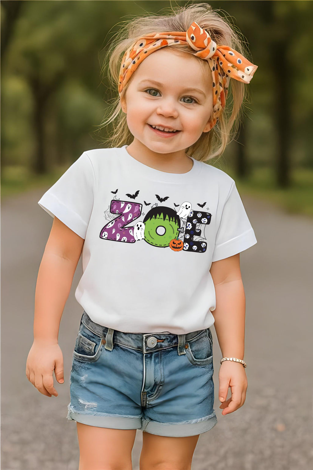 Personalized Kids Halloween Shirt, Custom Spooky Toddler Shirt, Halloween Kids Tee