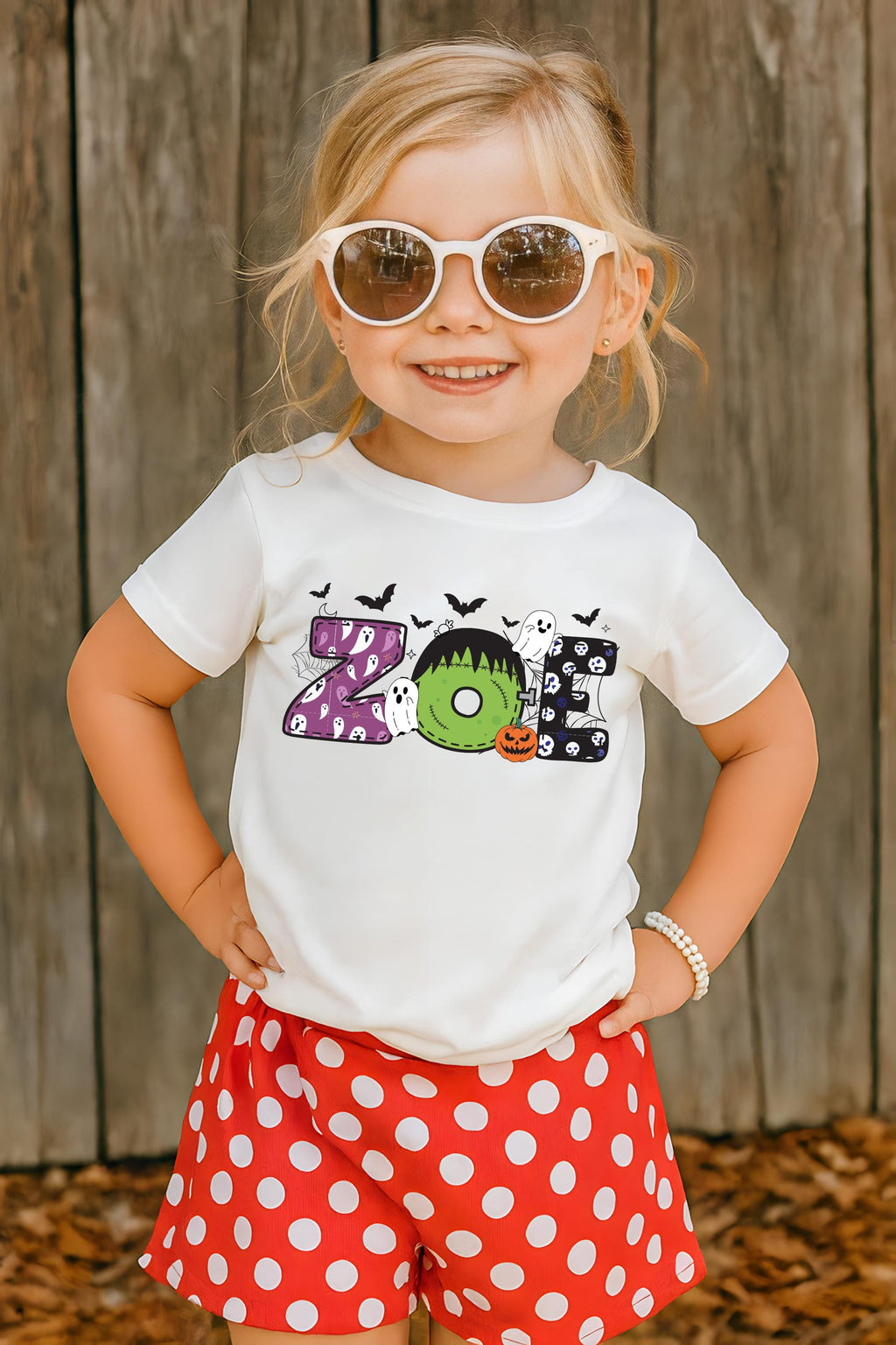 Personalized Kids Halloween Shirt, Custom Spooky Toddler Shirt, Halloween Kids Tee
