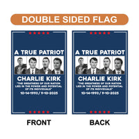 Justice for Charlie Garden Flag, Charlie Kirk Patriot Yard Flag, Conservative Political Statement Outdoor Flag, Right-Wing Rally Banner