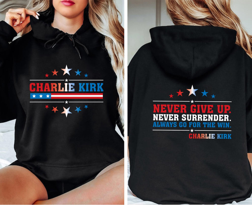 Justice for Charlie Shirt, A True Patriot Charlie Kirk Shirt, Charlie Kirk Is My Hero Tee, Charlie Kirk Freedom Shirt, Front Back