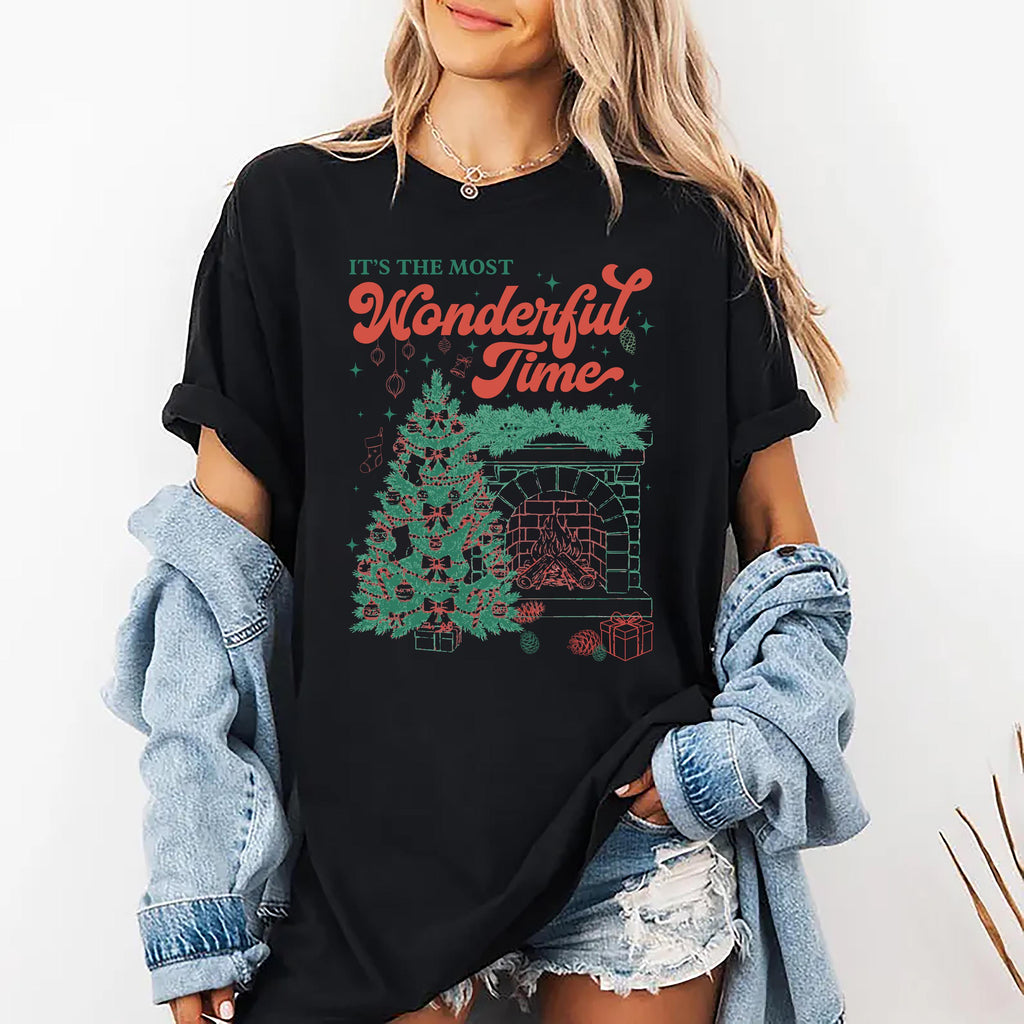Christmas Time Shirt, It’s the Most Wonderful Time Shirt, Vintage Christmas Tee