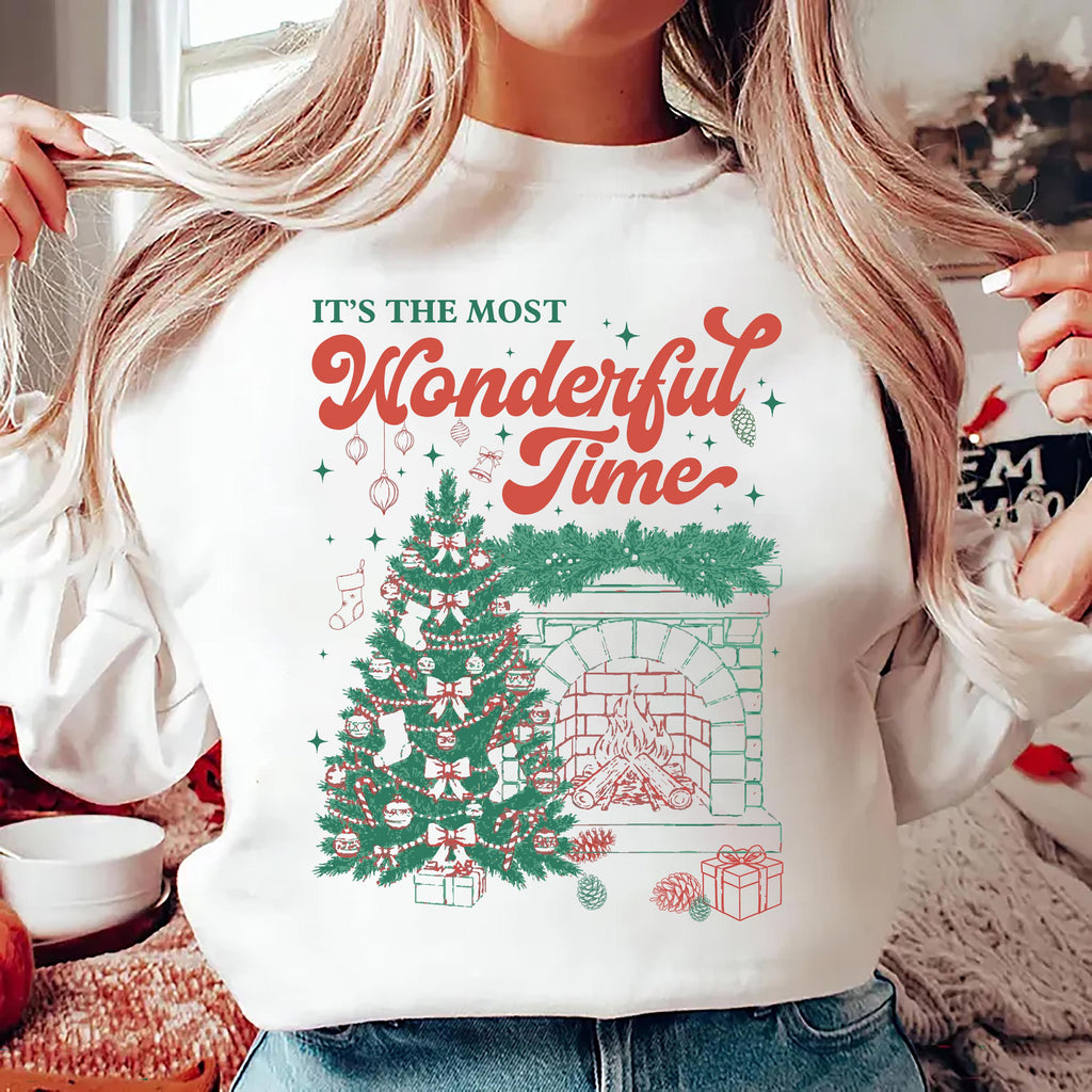 Christmas Time Shirt, It’s the Most Wonderful Time Shirt, Vintage Christmas Tee