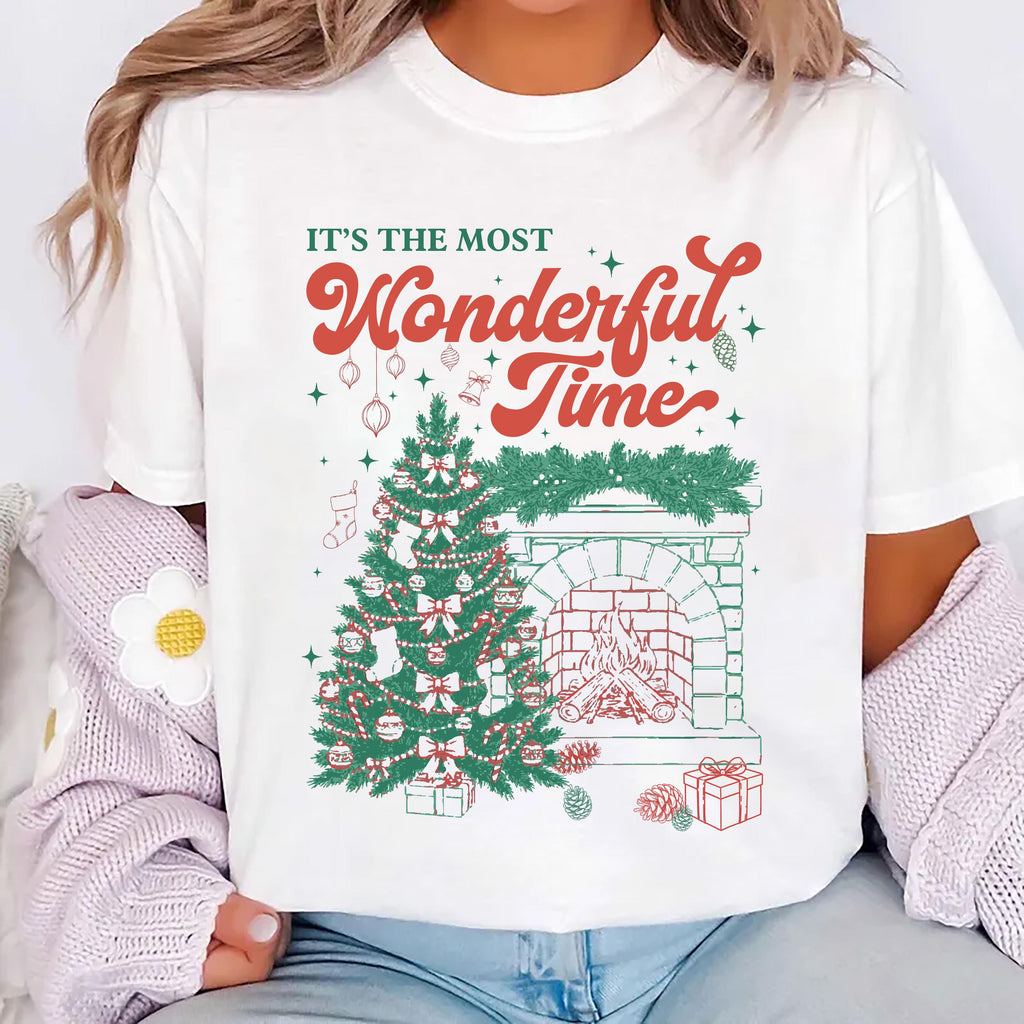 Christmas Time Shirt, It’s the Most Wonderful Time Shirt, Vintage Christmas Tee