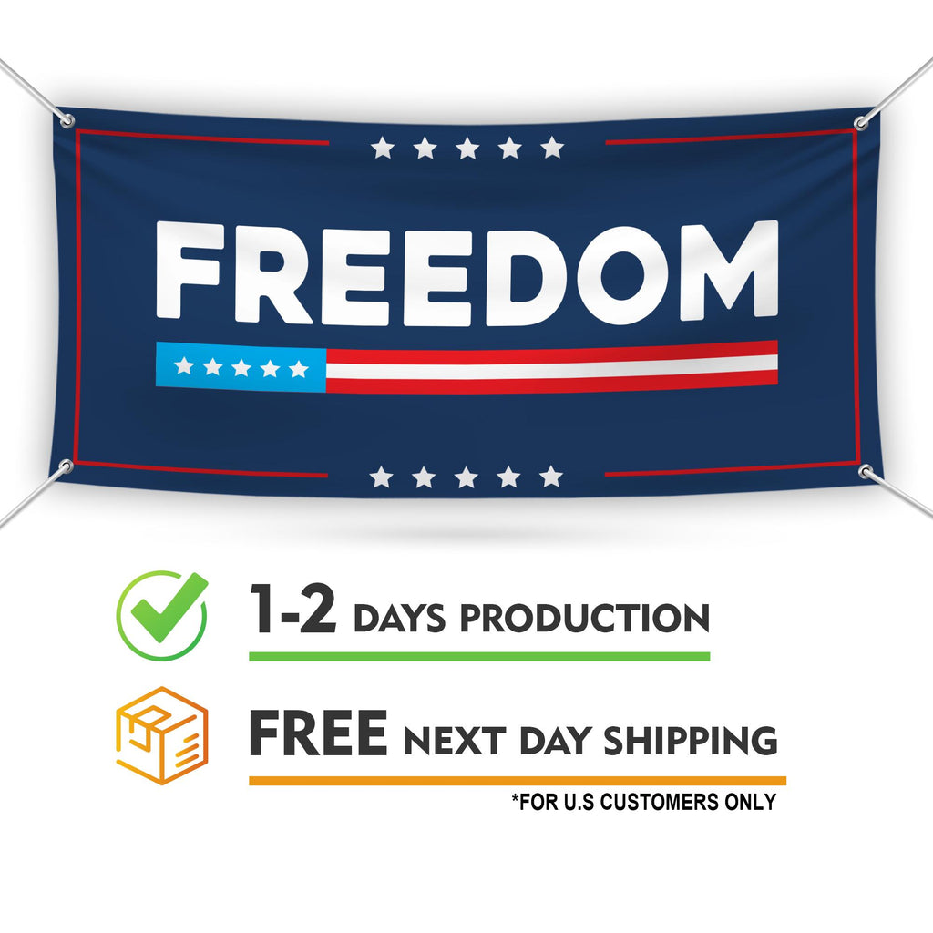 Charlie Kirk Banner Sign, Justice For Charlie Kirk Political Sign, A True Patriot Charlie Kirk Vinyl Banner with Metal Grommets