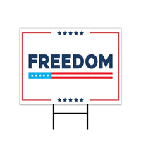 Justice for Charlie Yard Sign, A True Patriot Charlie Kirk Sign, Charlie Kirk Is My Hero Sign, Charlie Kirk Freedom Sign with Metal H-Stake
