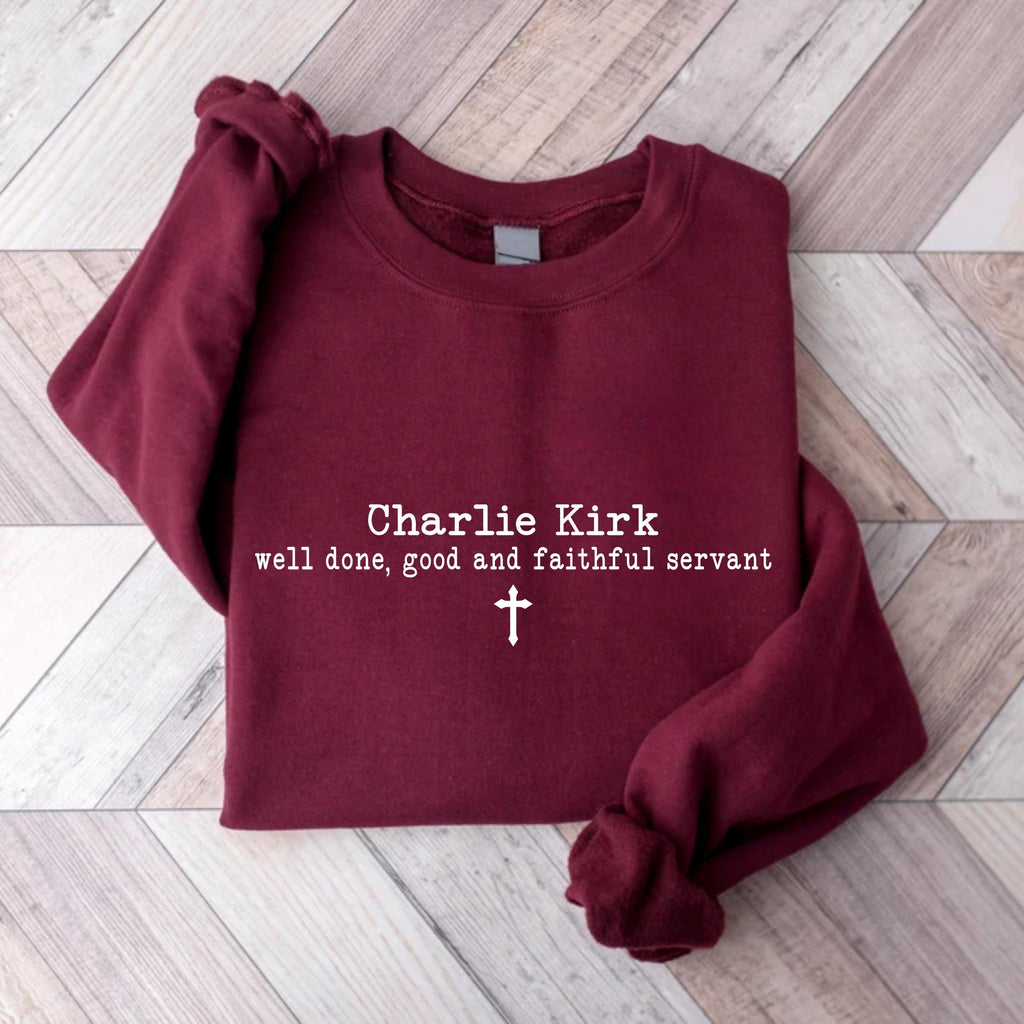 Justice for Charlie Sweatshirt, A True Patriot Charlie Kirk Shirt, Charlie Kirk Is My Hero Sweatshirt