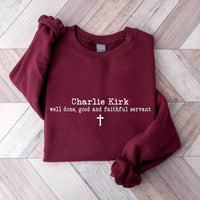 Justice for Charlie Sweatshirt, A True Patriot Charlie Kirk Shirt, Charlie Kirk Is My Hero Sweatshirt
