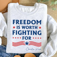 Justice for Charlie Sweatshirt, A True Patriot Charlie Kirk Shirt, Charlie Kirk Is My Hero Sweatshirt