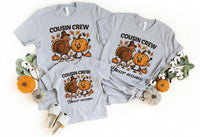 Custom Cousin Crew Thanksgiving Shirt, Personalized Family Thanksgiving Shirt, Matching Thanksgiving Kids Tee