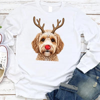 Christmas Dog Long Sleeve Shirt, Dog Owner Christmas Gift Shirt, Christmas Tee