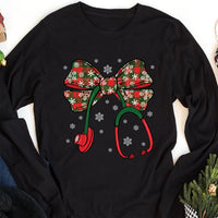 Stethoscope Christmas Nurse Long Sleeve Shirt, Christmas Nurse Shirt, Nurse Christmas Tee