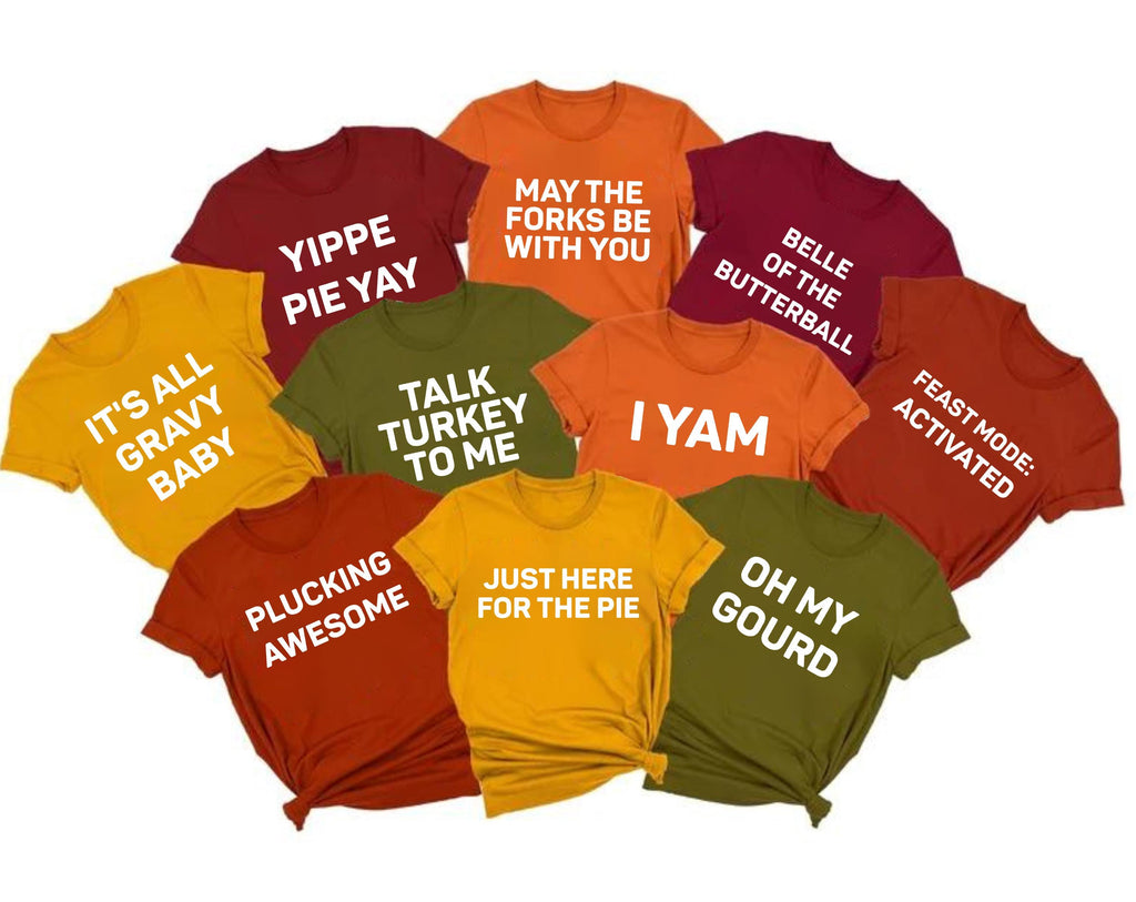 Family Thanksgiving Shirt, Funny Thanksgiving Party Shirt, Matching Thanksgiving Tee