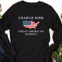 Justice for Charlie Shirt, A True Patriot Charlie Kirk Shirt, Charlie Kirk Is My Hero Tee