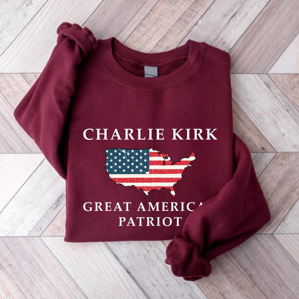 Justice for Charlie Shirt, A True Patriot Charlie Kirk Shirt, Charlie Kirk Is My Hero Tee
