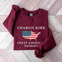 Justice for Charlie Shirt, A True Patriot Charlie Kirk Shirt, Charlie Kirk Is My Hero Tee