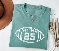 Custom Football Kids Jersey Number Shirt, Personalized Football Season Mama Shirt, Football Boy Tee