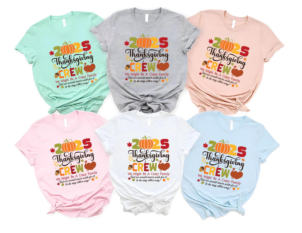 Thanksgiving Family Matching Shirt 2025, Fall Holiday Shirt, Family Outfit, Autumn Matching Tee