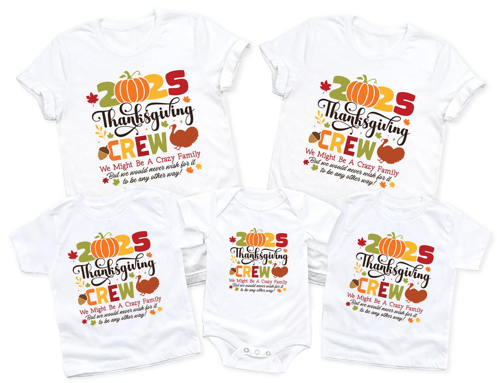 Thanksgiving Family Matching Shirt 2025, Fall Holiday Shirt, Family Outfit, Autumn Matching Tee